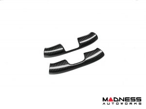 Alfa Romeo Stelvio Steering Wheel Trim - Carbon Fiber - Lower Wheel Cover - QV Model - 2020+ models Alfa Romeo Stelvio Steering Wheel Trim - Carbon Fiber - Lower Wheel Cover - QV Model - 2020+ models